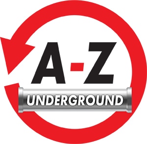 A–Z Underground logo.