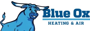 Blue Ox Heating and Air logo.