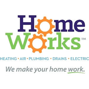 HomeWorks Plumbing Heating & Air logo.