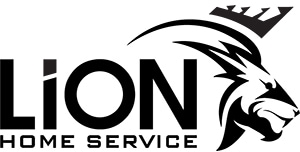 Lion Home Service logo.