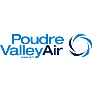 Poudre Valley Air logo.